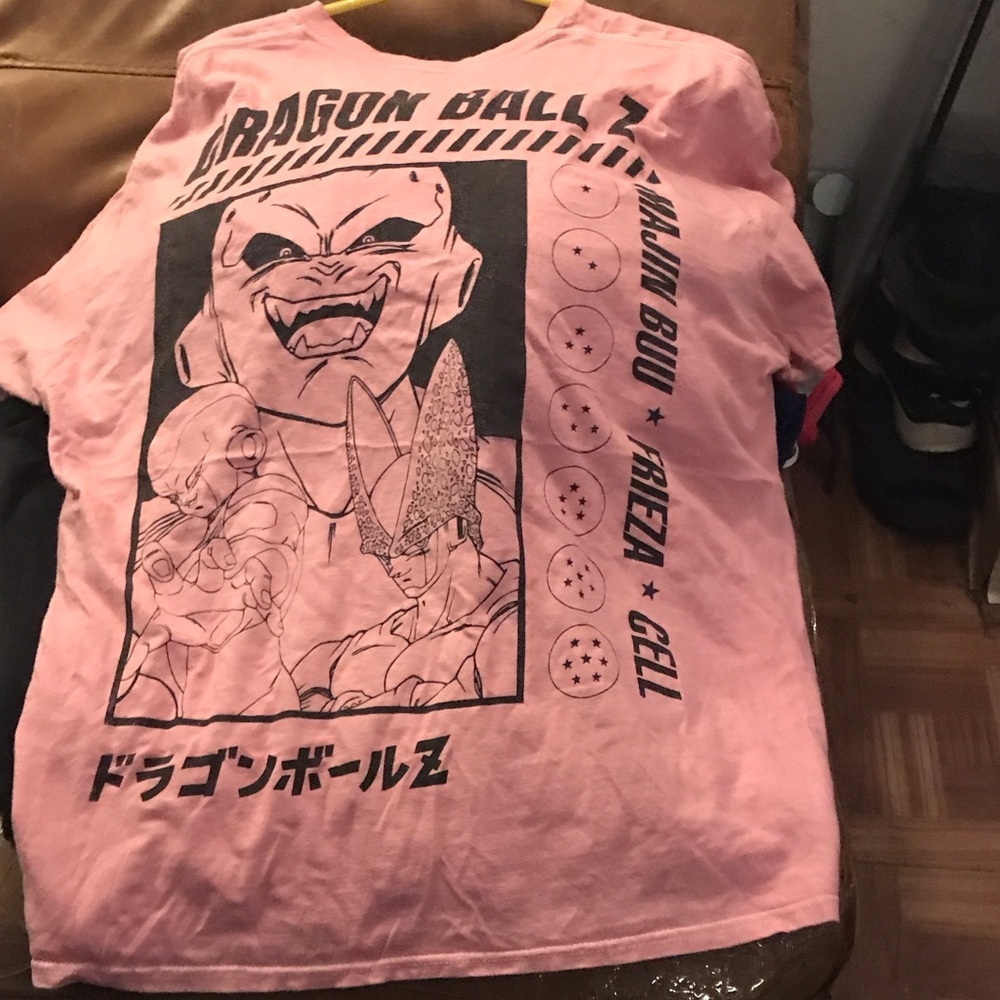 Dragon Ball Z Pink Graphic T-Shirt
